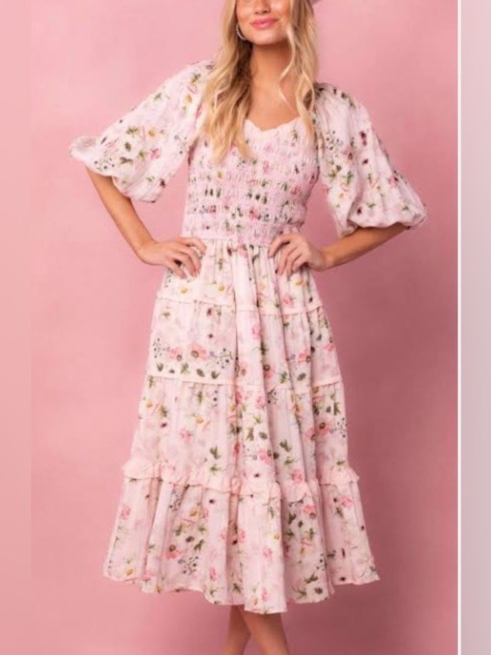 Ivy City Co Pink Roselyn EUC-worn once